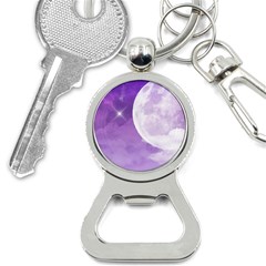 Purple Sky Star Moon Clouds Bottle Opener Key Chains by Mariart