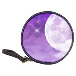 Purple Sky Star Moon Clouds Classic 20-CD Wallets Front