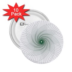 Spirograph Pattern 2 25  Buttons (10 Pack)  by Mariart