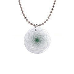 Spirograph Pattern 1  Button Necklace by Mariart