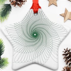 Spirograph Pattern Star Ornament (two Sides) by Mariart