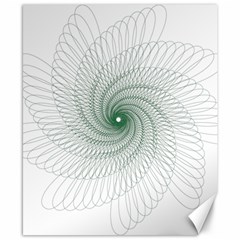 Spirograph Pattern Canvas 8  X 10  by Mariart