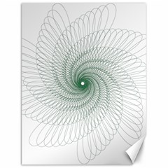 Spirograph Pattern Canvas 12  X 16  by Mariart