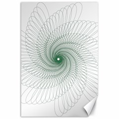 Spirograph Pattern Canvas 24  X 36  by Mariart