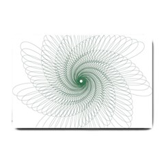 Spirograph Pattern Small Doormat  by Mariart