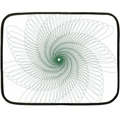 Spirograph Pattern Fleece Blanket (mini) by Mariart