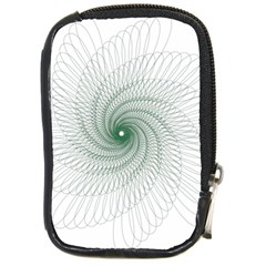 Spirograph Pattern Compact Camera Leather Case by Mariart