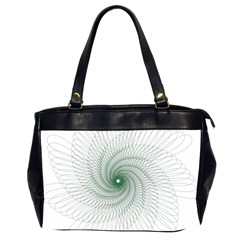 Spirograph Pattern Oversize Office Handbag (2 Sides) by Mariart