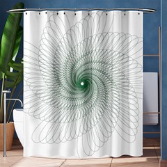 Spirograph Pattern Shower Curtain 60  X 72  (medium)  by Mariart