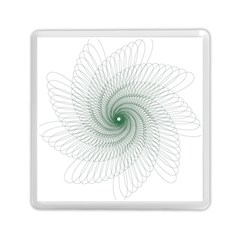 Spirograph Pattern Memory Card Reader (square) by Mariart