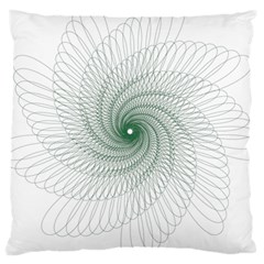 Spirograph Pattern Large Cushion Case (two Sides) by Mariart