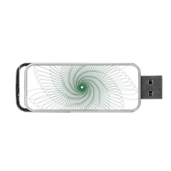 Spirograph Pattern Portable Usb Flash (one Side) by Mariart