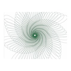 Spirograph Pattern Double Sided Flano Blanket (mini)  by Mariart