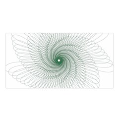 Spirograph Pattern Satin Shawl by Mariart