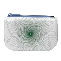 Spirograph Pattern Large Coin Purse by Mariart