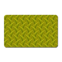 Autumn Leaves Pattern Magnet (rectangular) by LoolyElzayat