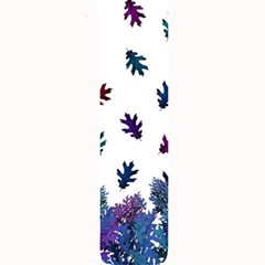 Blue Purple Leaves Large Bar Mats by LoolyElzayat