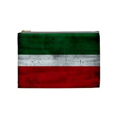 Flag Patriote Quebec Patriot Red Green White Grunge Separatism Cosmetic Bag (medium) by Quebec