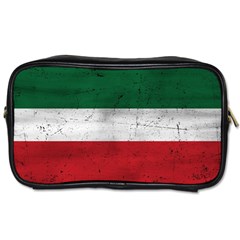 Flag Patriote Quebec Patriot Red Green White Grunge Separatism Toiletries Bag (two Sides) by Quebec