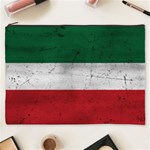 Flag Patriote Quebec Patriot red green white grunge Separatism Cosmetic Bag (XXXL) Front