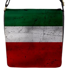 Flag Patriote Quebec Patriot Red Green White Grunge Separatism Flap Closure Messenger Bag (s) by Quebec