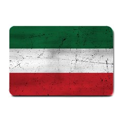 Flag Patriote Quebec Patriot Red Green White Grunge Separatism Small Doormat  by Quebec