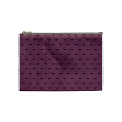 Plum Bow Design Cosmetic Bag (medium) by WensdaiAmbrose