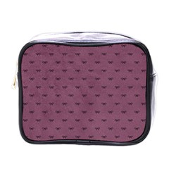 Plum Bow Design Mini Toiletries Bag (one Side) by WensdaiAmbrose