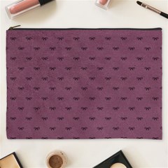 Plum Bow Design Cosmetic Bag (xxxl) by WensdaiAmbrose