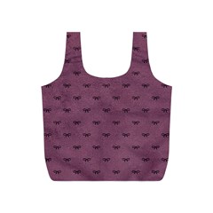 Plum Bow Design Full Print Recycle Bag (s) by WensdaiAmbrose