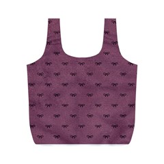 Plum Bow Design Full Print Recycle Bag (m) by WensdaiAmbrose