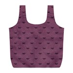 Plum Bow Design Full Print Recycle Bag (L) Back