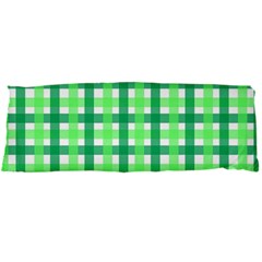 Sweet Pea Green Gingham Body Pillow Case Dakimakura (two Sides) by WensdaiAmbrose