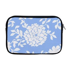 White Dahlias Apple Macbook Pro 17  Zipper Case by WensdaiAmbrose