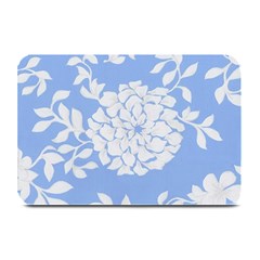 White Dahlias Plate Mats by WensdaiAmbrose