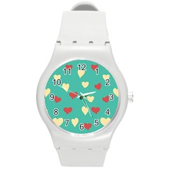 Tenderhearted Round Plastic Sport Watch (m) by WensdaiAmbrose