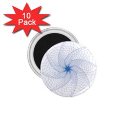 Spirograph Pattern Geometric 1 75  Magnets (10 Pack)  by Mariart