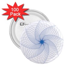 Spirograph Pattern Geometric 2 25  Buttons (100 Pack)  by Mariart