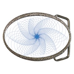 Spirograph Pattern Geometric Belt Buckles