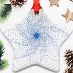 Spirograph Pattern Geometric Star Ornament (two Sides) by Mariart