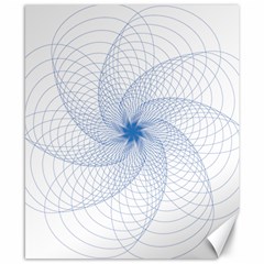 Spirograph Pattern Geometric Canvas 8  X 10  by Mariart