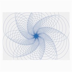 Spirograph Pattern Geometric Large Glasses Cloth (2-side) by Mariart