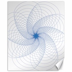 Spirograph Pattern Geometric Canvas 11  X 14  by Mariart