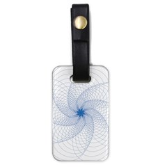 Spirograph Pattern Geometric Luggage Tags (one Side)  by Mariart