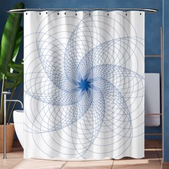 Spirograph Pattern Geometric Shower Curtain 60  X 72  (medium)  by Mariart