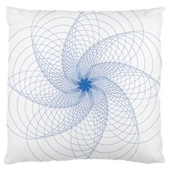 Spirograph Pattern Geometric Large Cushion Case (two Sides) by Mariart