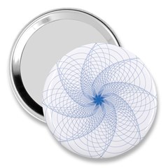 Spirograph Pattern Geometric 3  Handbag Mirrors by Mariart