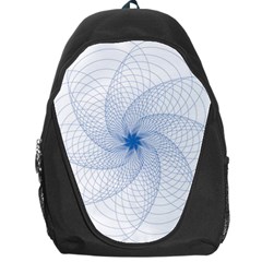 Spirograph Pattern Geometric Backpack Bag by Mariart