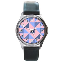 Tubular Round Metal Watch by WensdaiAmbrose