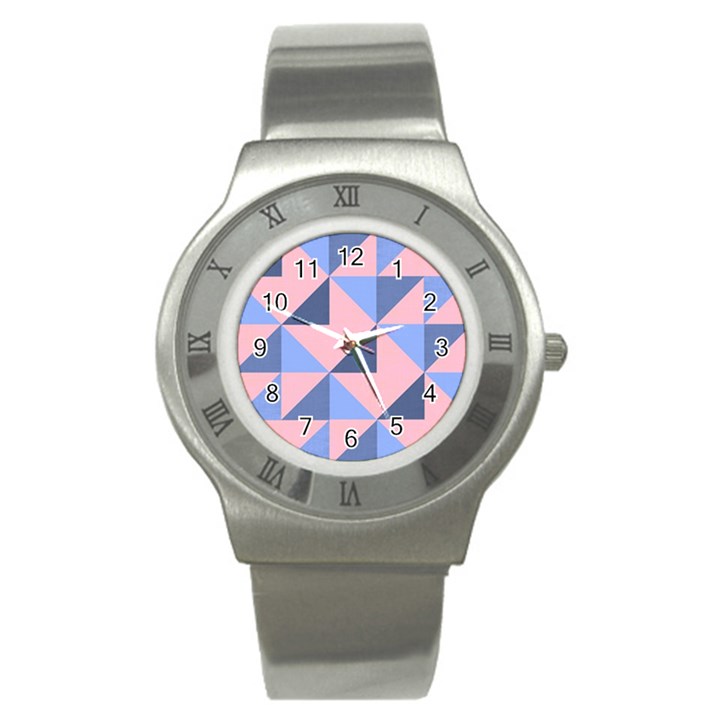 Tubular Stainless Steel Watch